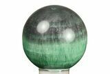 Colorful Banded Fluorite Sphere - China #285085-1